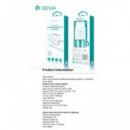DEVIA Cargador TIpo C +Cable Datos TIpo C a Lightning 30W Blanco