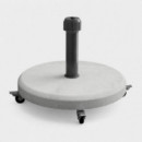 Base de Sombrilla Cult con Ruedas Color Gris Cemento 30KG Essentials®  ESSENTIALS