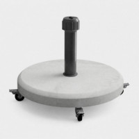 Base de Sombrilla Cult con Ruedas Color Gris Cemento 30KG Essentials®  ESSENTIALS