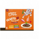 Edgard&cooper Gato Adulto Festines de la Granja en Salsa Pou  EDGARD & COOPER