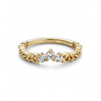 PANDORA Moments Anillo en Oro de Tiara Real Remolino 162232C01