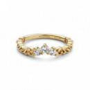 PANDORA Moments Anillo en Oro de Tiara Real Remolino 162232C01