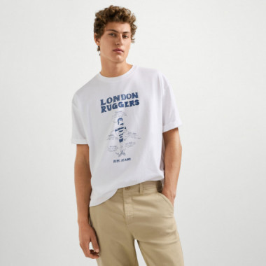 Pepe Jeans Camiseta de corte ancho PM5010406-800