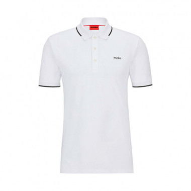 POLO SLIM FIT DE ALGOD&Oacute;N EL&Aacute;STICO CON LOGO ESTAMPADO