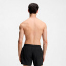 Bañador tipo shorts con logos repetidos