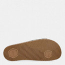Chanclas con estampado de logos repetidos