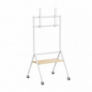 SOPORTE TV EWENT 50" A 86" SUELO CON RUEDAS BLANCO