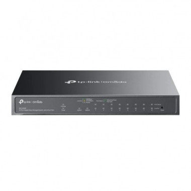 Switch TP-Link Gigabit de 10 Puertos (8 PoE+) con 1xSFP Semigestionable ES210GMP