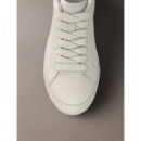 CHUNKY CUPSOLE LACEUP LTH MARSHMALLOW/NO