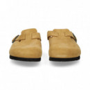 ZUECO PLANTILLA ACOLCHADA MARRON