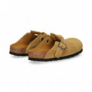 ZUECO PLANTILLA ACOLCHADA MARRON