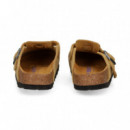 ZUECO PLANTILLA ACOLCHADA MARRON