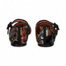 Mercedita Lentejuelas Flores Negro  PRETTY BALLERINAS