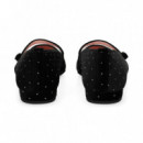 Mercedita Tercipelo Stras Negro  PRETTY BALLERINAS