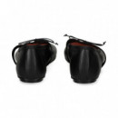 Bailarina Elastico Piel Negro  PRETTY BALLERINAS