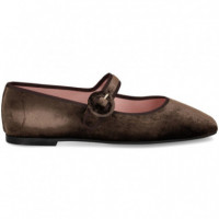 Mercedita Terciopelo Kaki  PRETTY BALLERINAS