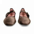 Mercedita Terciopelo Kaki  PRETTY BALLERINAS