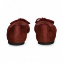 Bailarina Lazo Nobuck Burdeos  PRETTY BALLERINAS