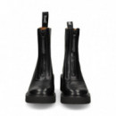 Botin Piel Negro  CAMPER