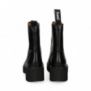 Botin Piel Negro  CAMPER