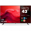 Televisor Grunkel LED 43 Pulgadas Ultra HD Smart TV webOS LED-436