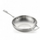Wok Monix Planet Inox Triply de Acero Inoxidable 28 cm