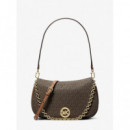 Bolso de Hombro Multi Posición Nolita Mediano con Estampado Logotipo de MICHAEL KORS