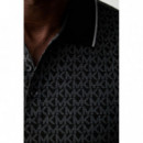 Polo de Punto Liso de Algodón con Estampado Logotipo de MICHAEL KORS