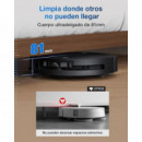 Ecovacs Deebot T50 OMNI Gen 2ª Robot Aspirador y Fregasuelos con Autovaciado, 21.000 Pa y Control por Voz con IA
