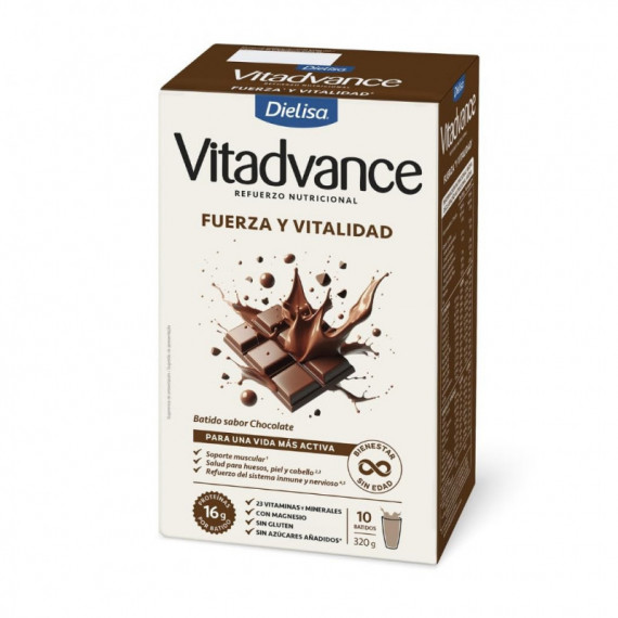 DIELISA Vitadvance Batido 10 Sobr Chocolate 320G