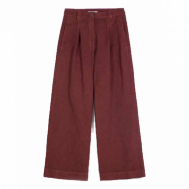 Pantalones mujer Pantal&oacute;n BOBO CHOSES Pleated Twill Wide-Leg