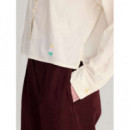 Pantalones mujer Pantalón BOBO CHOSES Pleated Twill Wide-Leg