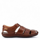 Pikolinos Sandalias planas con cierre adherente 06J-5433-leather
