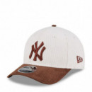 New Era Gorra MLB Cord New York Yankees 60915868-LIGHT BEIGE