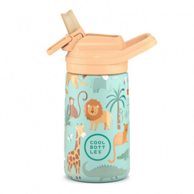 Botella T&eacute;rmica Infantil Con Boquilla 350 Ml. Wild Crew Cool Bottles