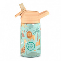 Botella Térmica Infantil Con Boquilla 350 Ml. Wild Crew Cool Bottles