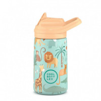 Botella Térmica Infantil Con Boquilla 350 Ml. Wild Crew Cool Bottles
