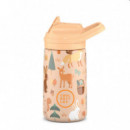 Botella Térmica Infantil Con Boquilla 350 Ml. Woodland Buddies Cool Bottles