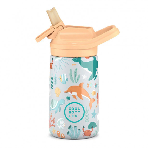 Botella Térmica Infantil Con Boquilla 350 Ml. Underwater World Cool Bottles