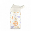 Botella Térmica Infantil Con Boquilla 350 Ml. Roar Time Cool Bottles