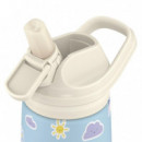 Botella Térmica Infantil Con Boquilla 350 Ml. Rainbow Clouds Cool Bottles