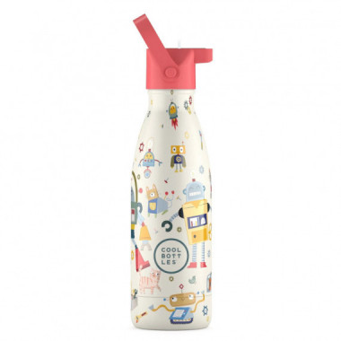 Botella T&eacute;rmica Infantil 350 Ml. Messy Robots Cool Bottles