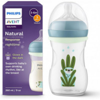 Biberón 260 Ml. T3 Natural Response Nighttime PHILIPS AVENT - Guanxe Atlantic Marketplace