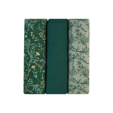 Set 3 Muselinas 75x75cm Kikkaboo