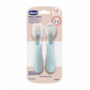 Set Cubiertos Inox 18m+ Chicco