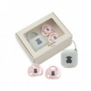 Set 2 Chupetes Y Portachupetes Tous Baby