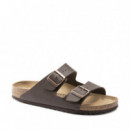 Sandalias Arizona Marrón Oscuro Unisex Birkenstock