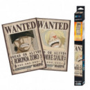 Pack 2 póster one piece wanted Zoro y Sanji