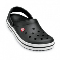 Zuecos CROCS Crocband Negro Blanco