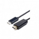 CABLE USB-C MACHO a HDMI MACHO 1.8M